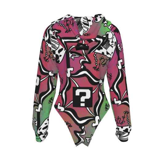 TnF Hooded Bodysuit w Sleeves