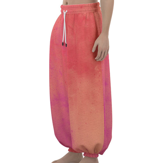 Sunset Sherbet.simple syrup Waffle Pants