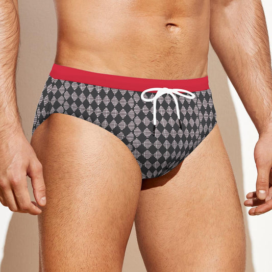 Court Jester Drawstring Swim Briefs