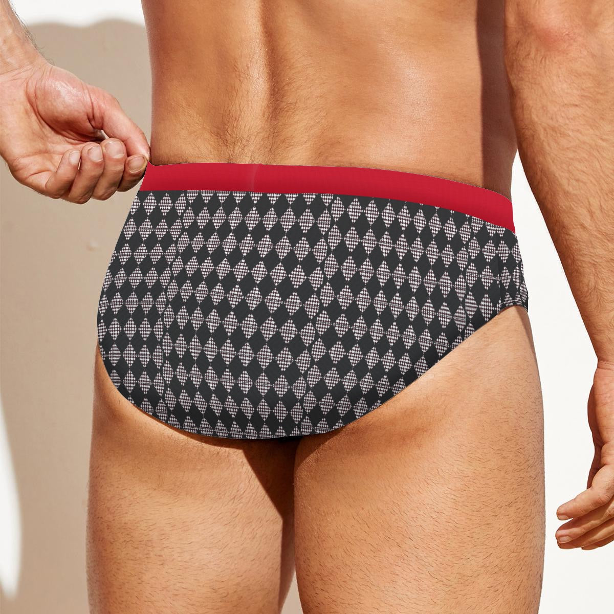 Court Jester Drawstring Swim Briefs