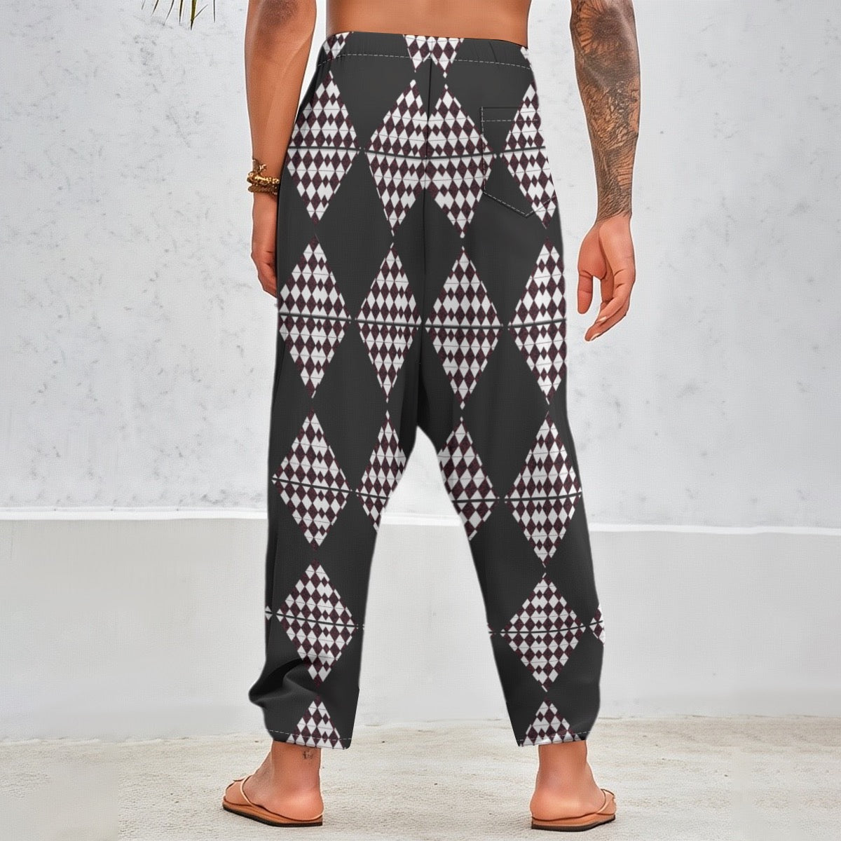 Court Jester’s Harem Pants|245GSM Cotton