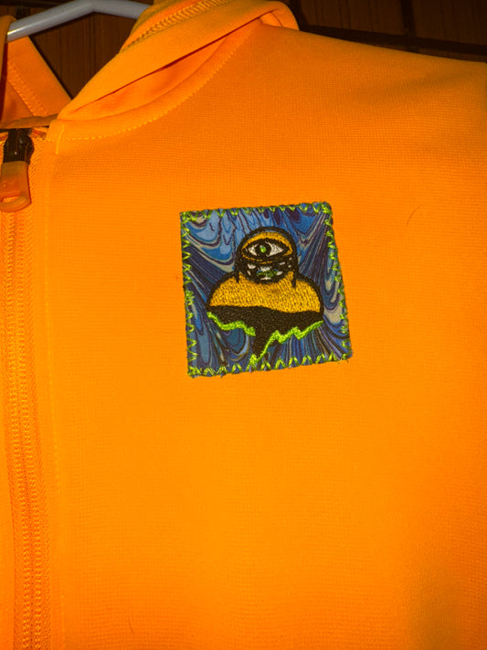 Orange Myclops Zip-Up