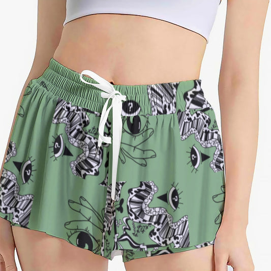 Sage Skort With Pocket