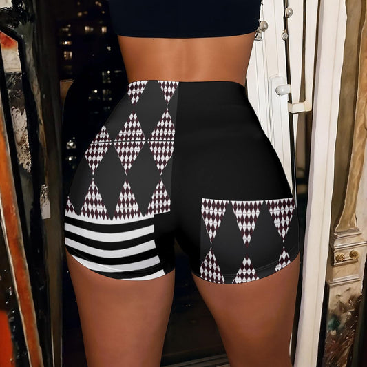Circusfreq Black High-Stretch Shorts