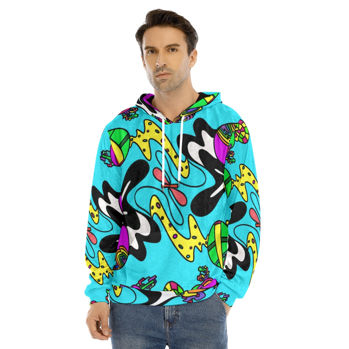 Frisa Lank Velvet Hoodie