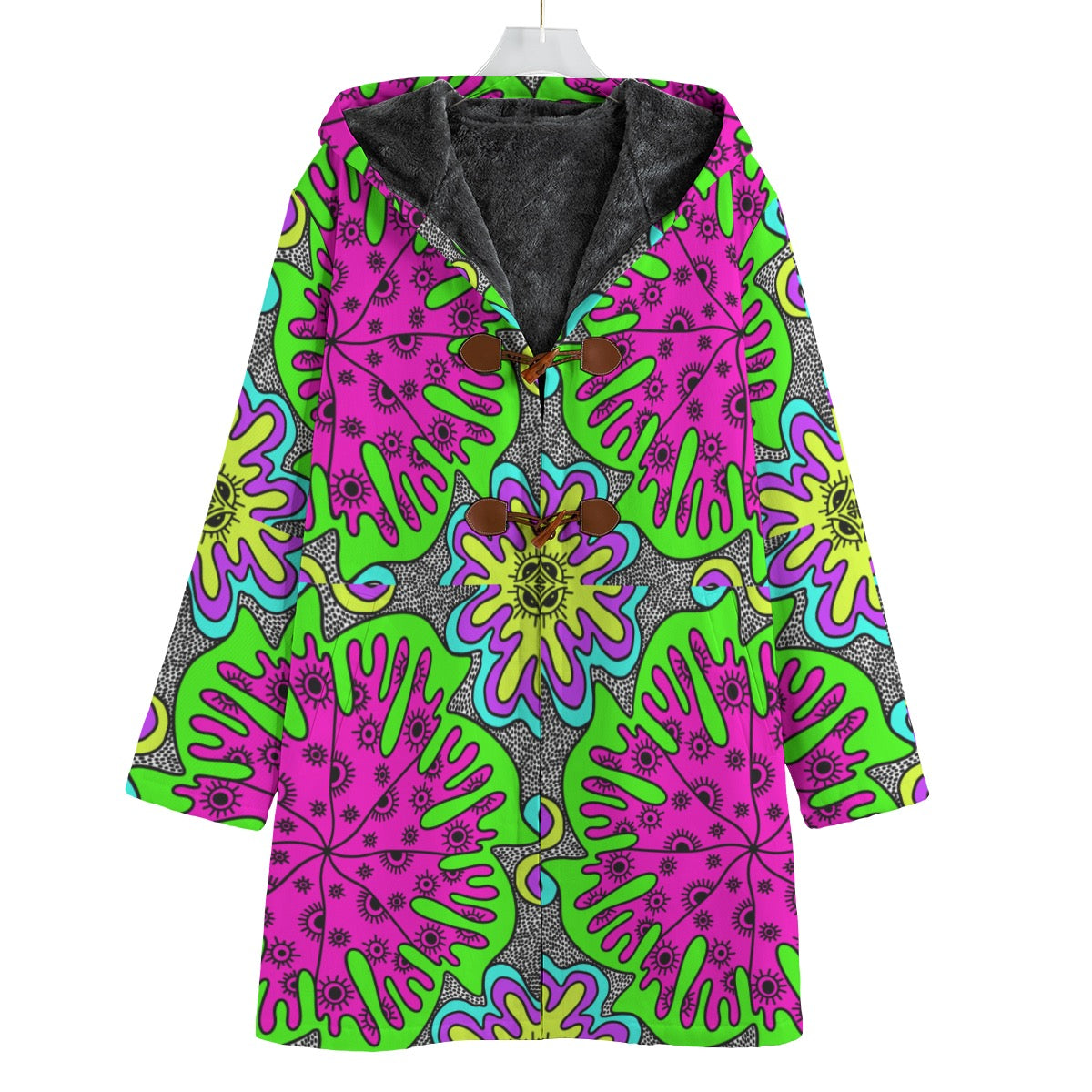 Watermeltin Fleece Trenchcoat