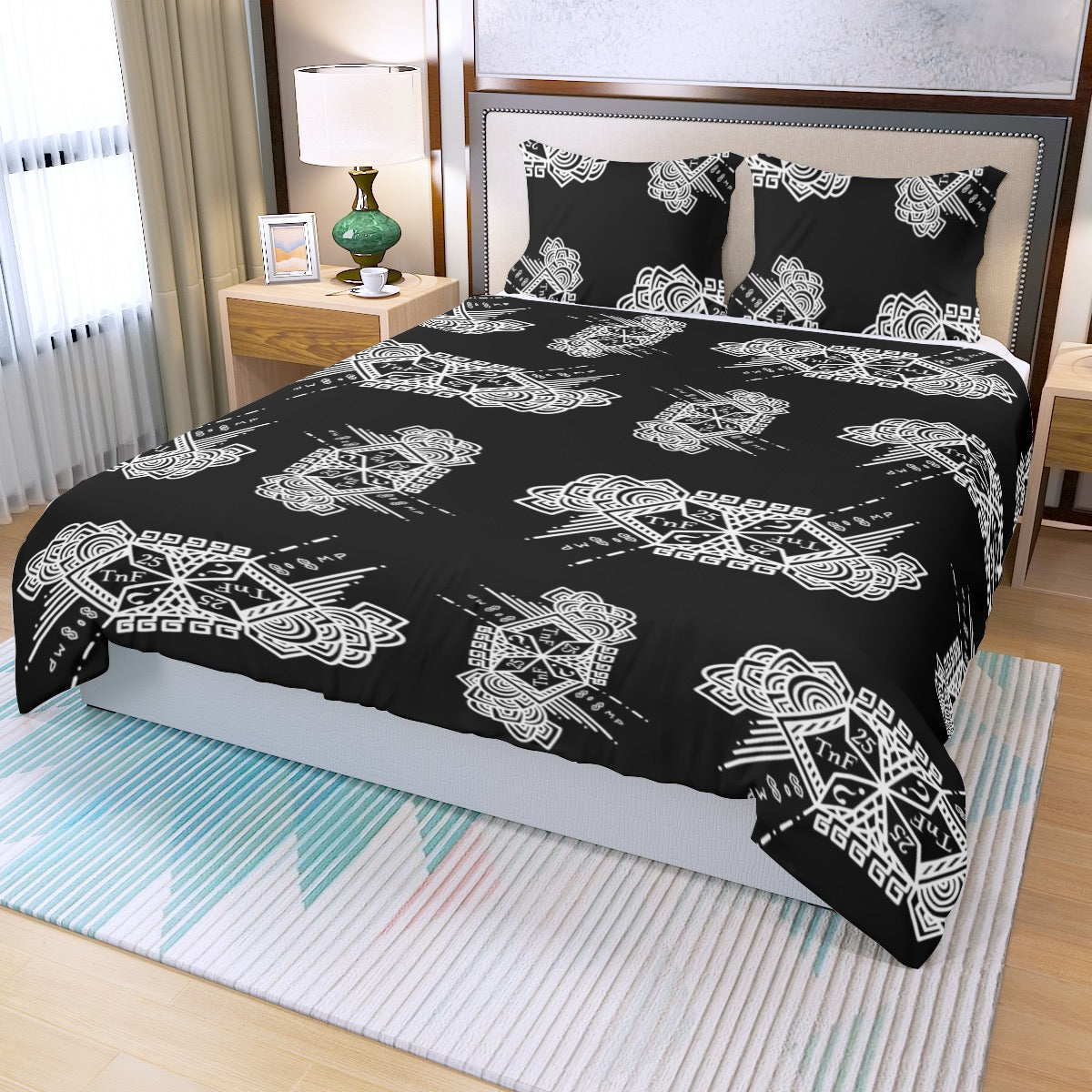 TnF 25 Three Piece Duvet Bedding Set