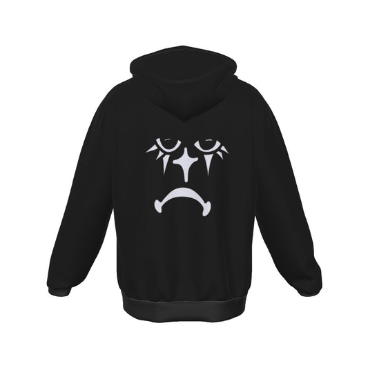 Monty Clown Black Zip Up Hoodie
