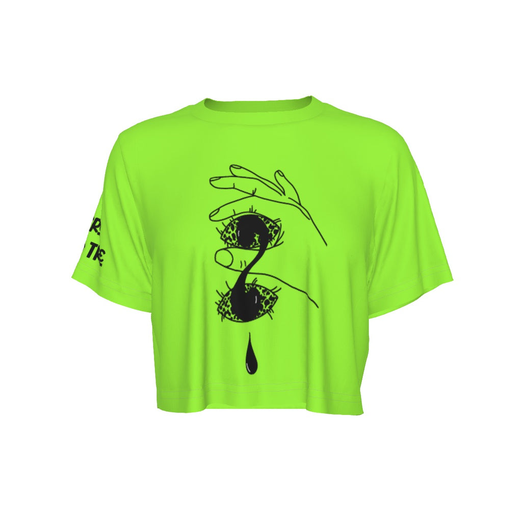 Green  Cropped T-Shirt