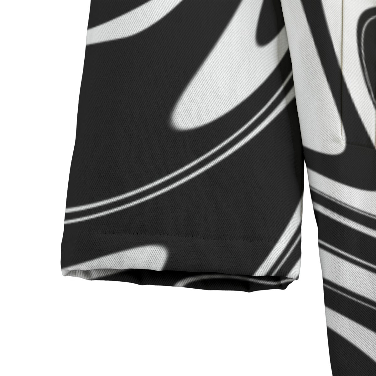 MonoSwirl Fleece Trenchcoat