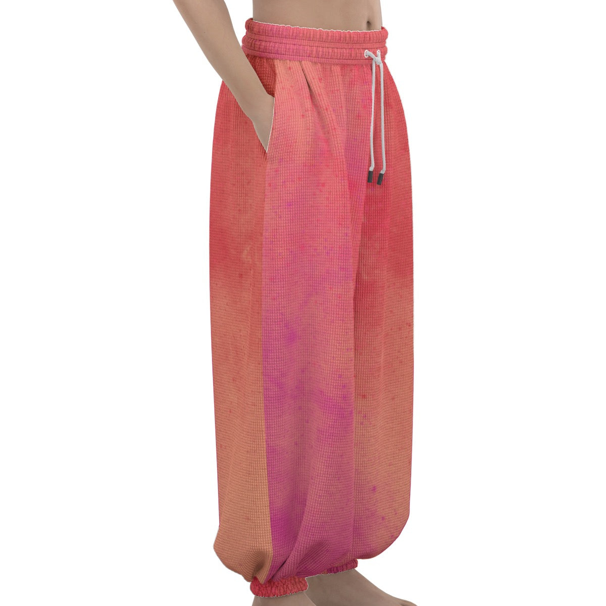 Sunset Sherbet Waffle Pants