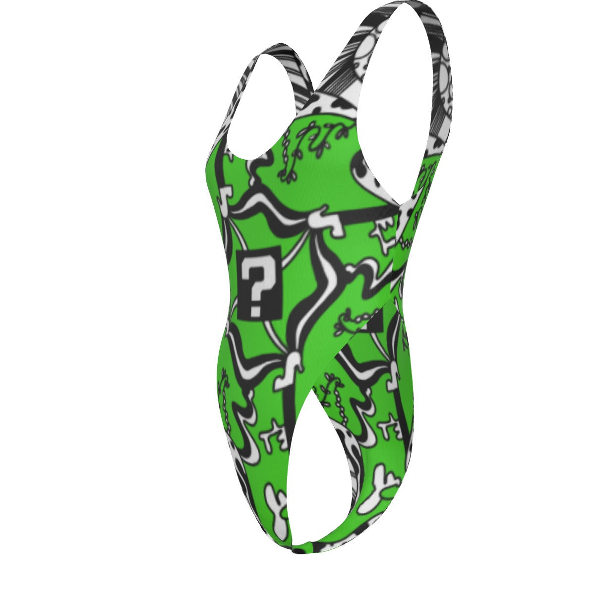 Green TipDrip Swimsuit