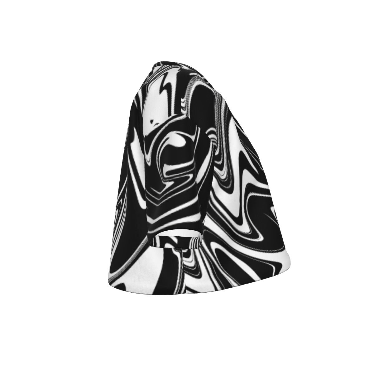 Monoswirl Cotton Crop Top