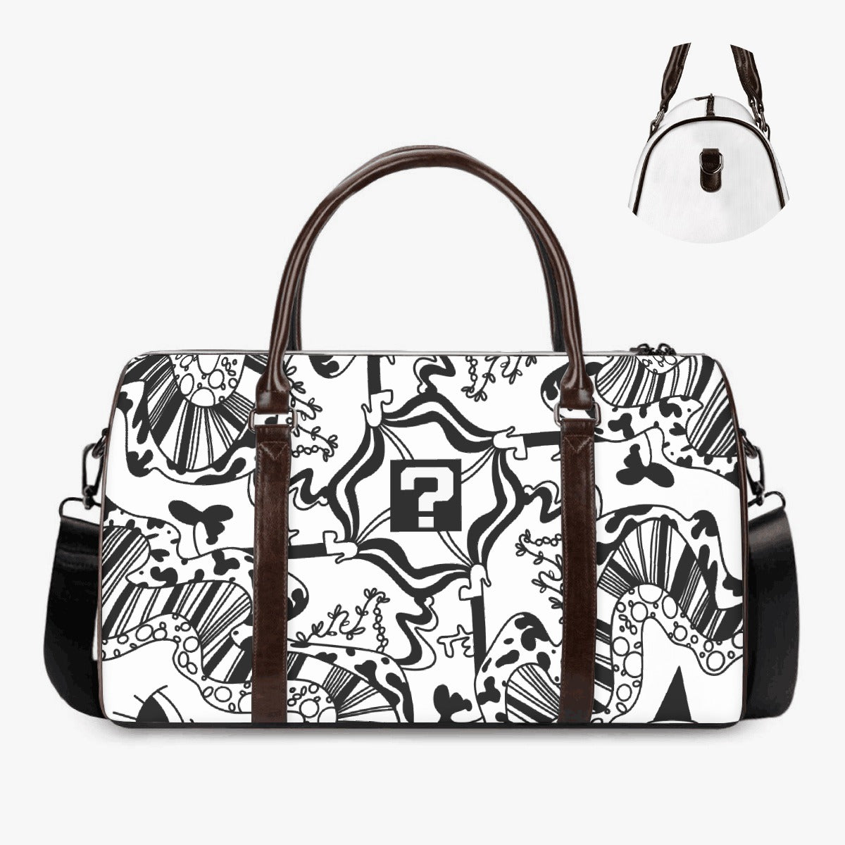 White TipDrip Duffle Bag - 2 sizes