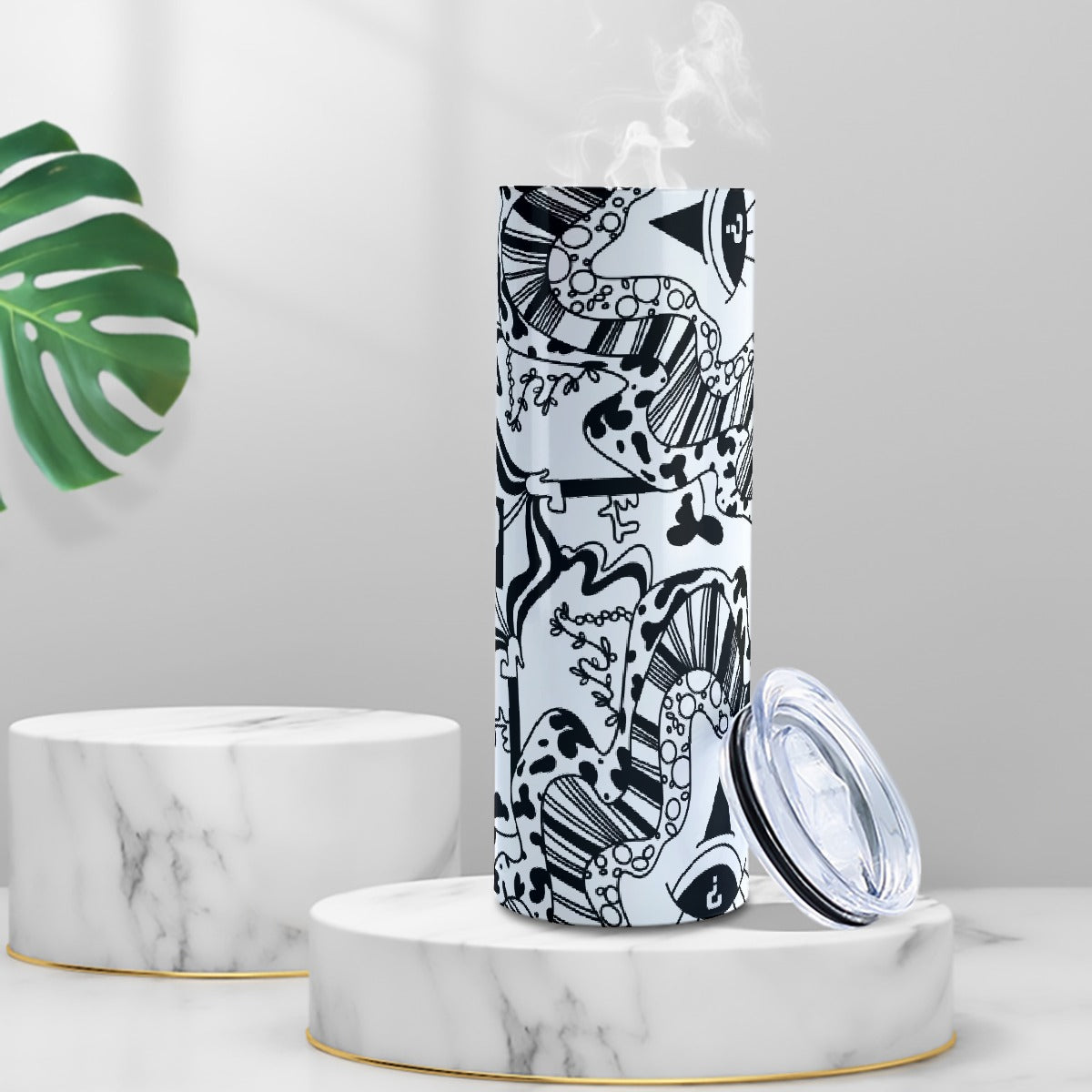 TipDrip White Tumbler  20oz