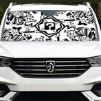 White TipDrip Windshield Sunshade