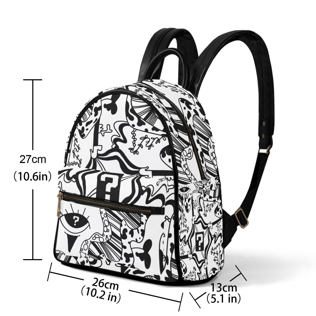 White TipDrip Small Backpack