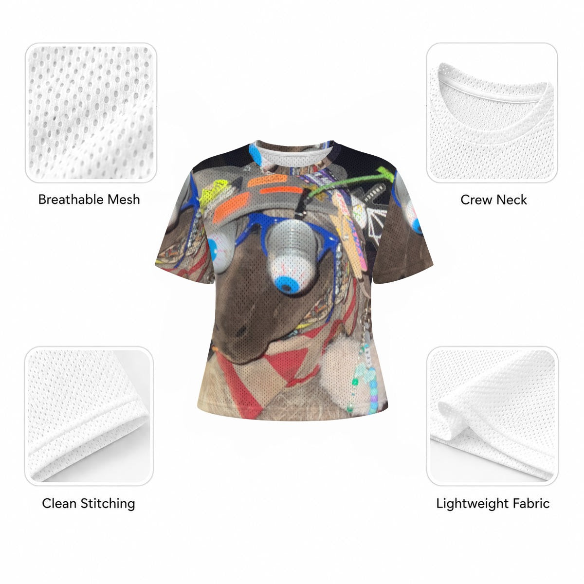 Fox the Sheep Mesh Shirt