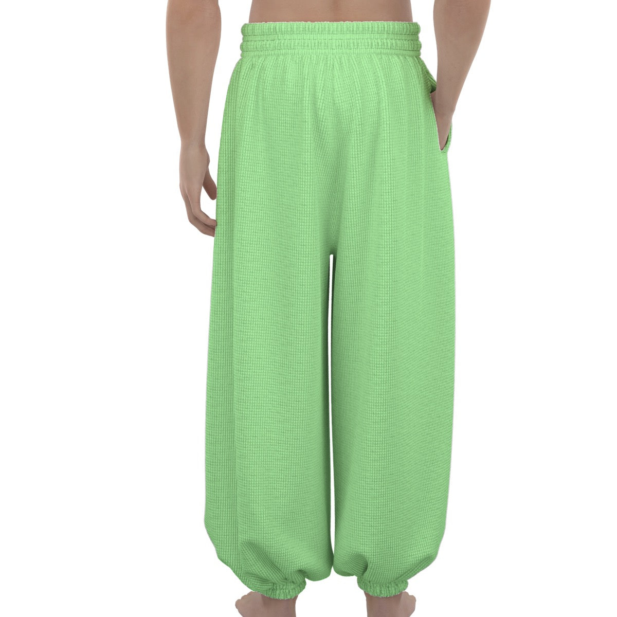 Electric Lime.simple syrup Waffle Pants