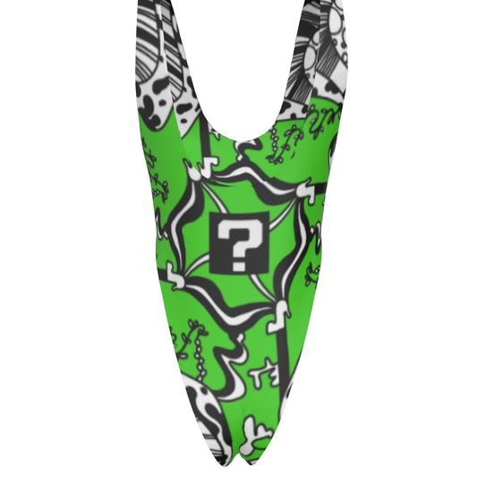 Green TipDrip Swimsuit