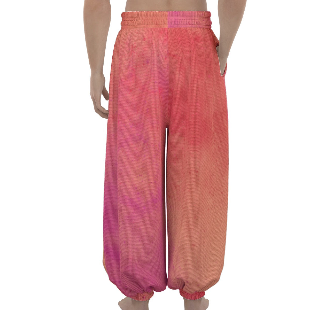 Sunset Sherbet Waffle Pants