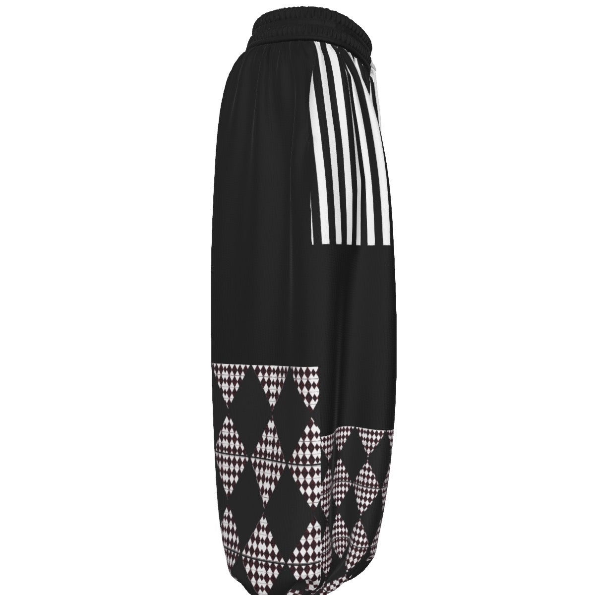 Circusfreq Black Waffle Pants