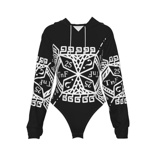 TnF 25  Hooded Bodysuit w Sleeves