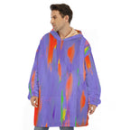 Lavendar Glitch Sherpa Fleece Thuggie