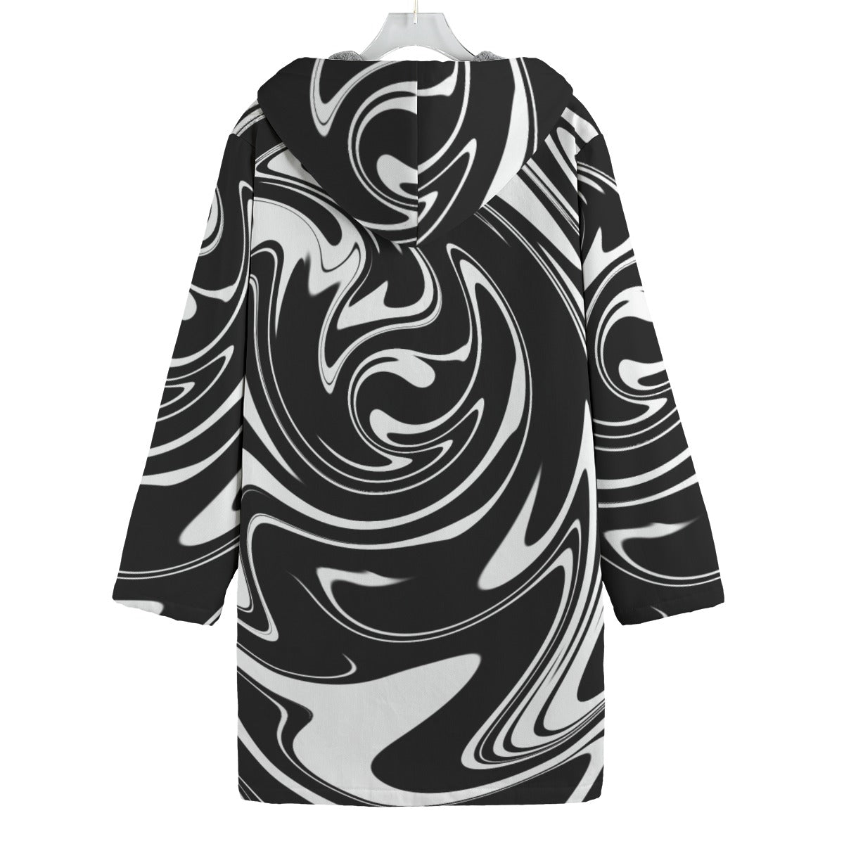 MonoSwirl Fleece Trenchcoat