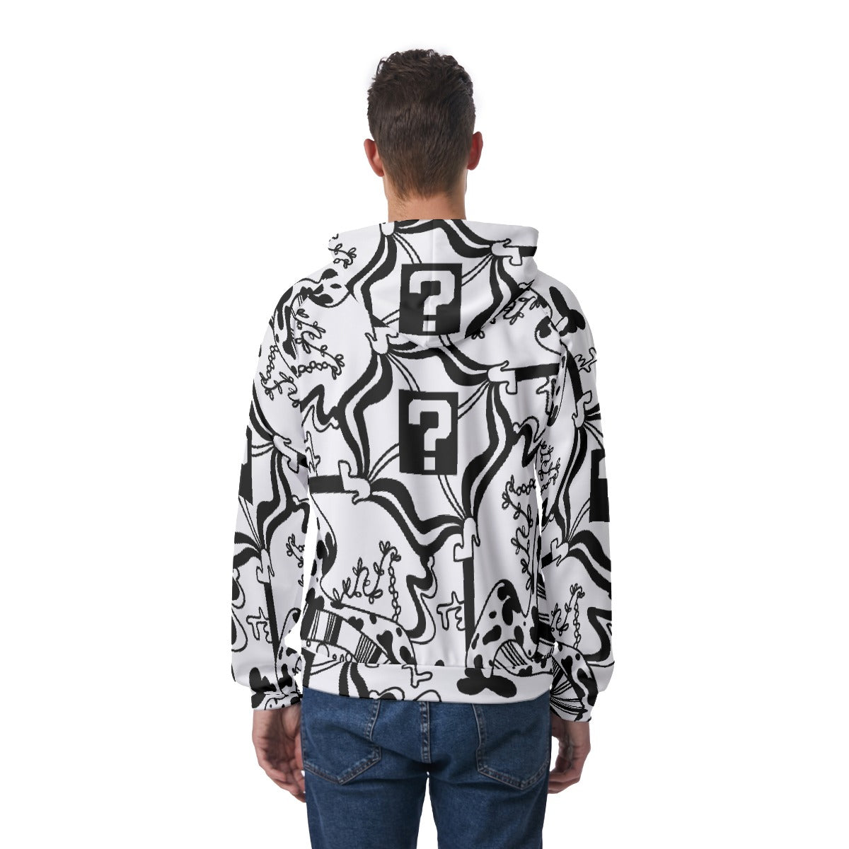 White TipDrip Hoodie