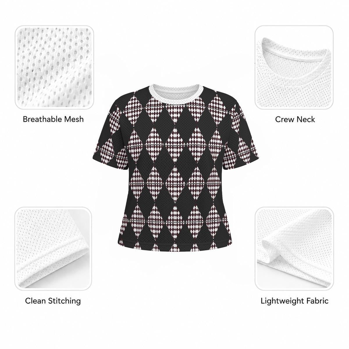 Court Jester Mesh Top
