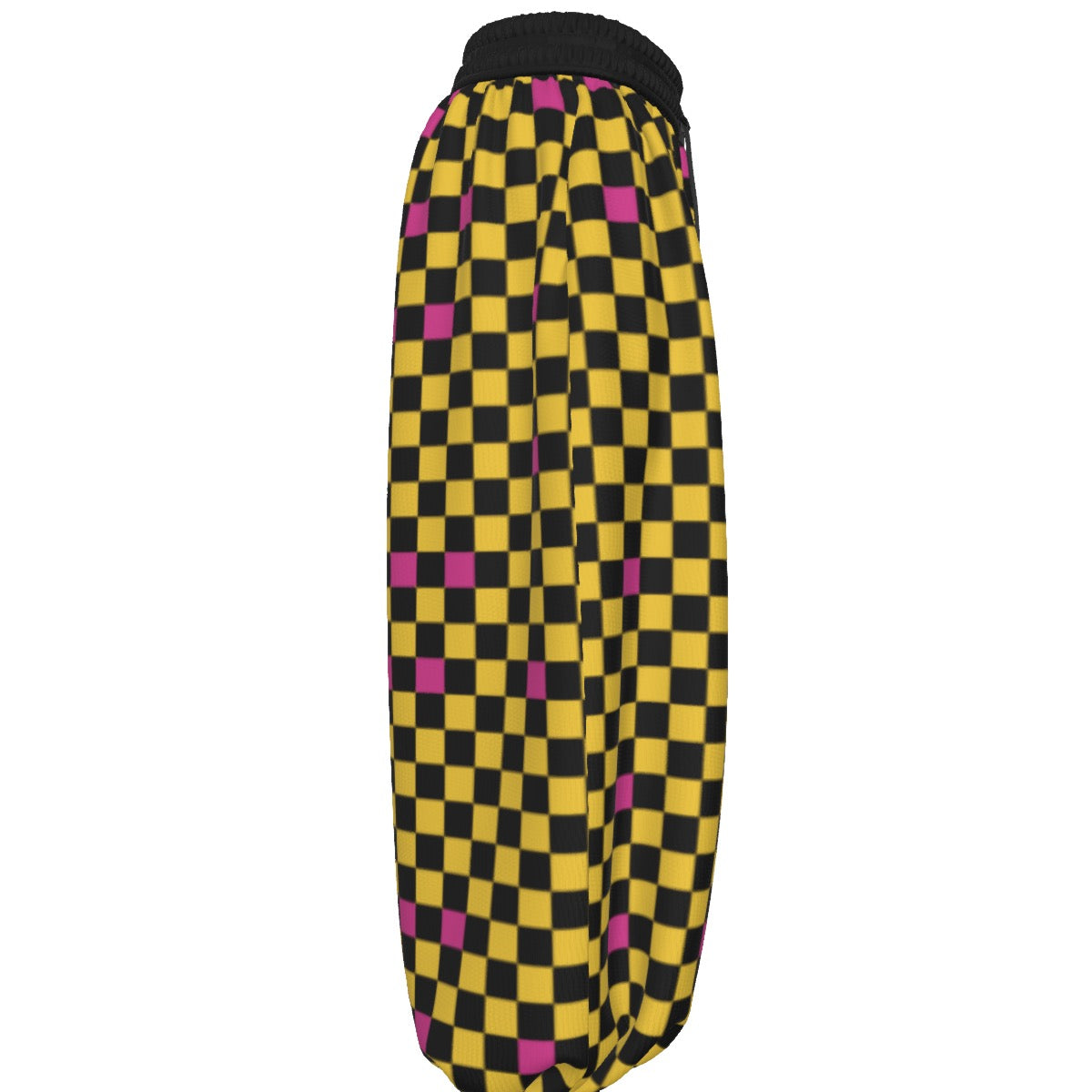 Marigold Checkered Waffle Pants