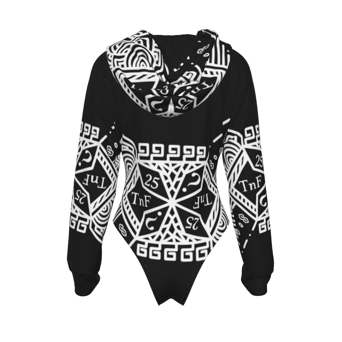 TnF 25  Hooded Bodysuit w Sleeves