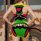 Kyoto Sheer Mesh Bodycon Dress