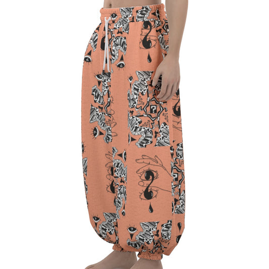 Tangerine Dream Waffle Pants