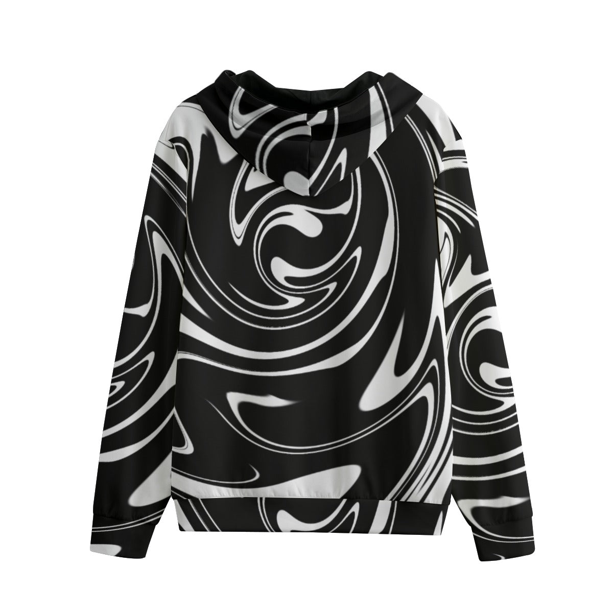 Monoswirl Cotton Zipper Hoodie