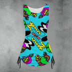 Frisa Lank Drawstring Dress