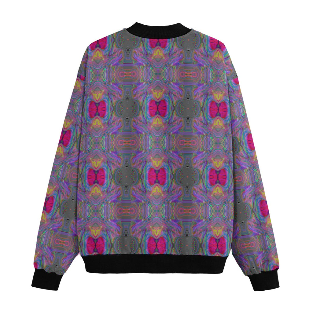 Butterfly Lucy.v2 Fleece Bomber Jacket