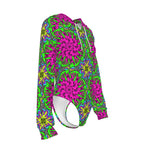 WATERMELTIN hooded bodysuit w sleeves