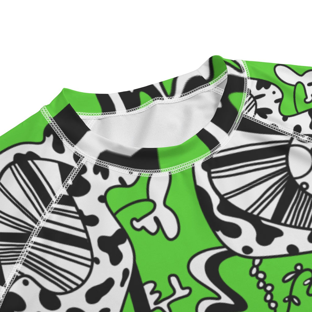 Green TipDrip Unisex Yoga Long Sleeve T-Shirt