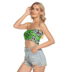 Green Tip Drip Tube Top