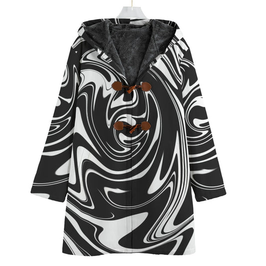 MonoSwirl Fleece Trenchcoat