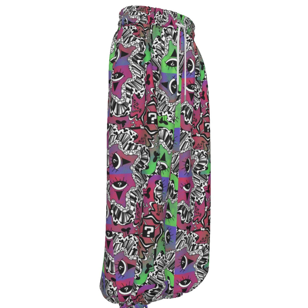 Tipmouline Spliced Waffle Pants