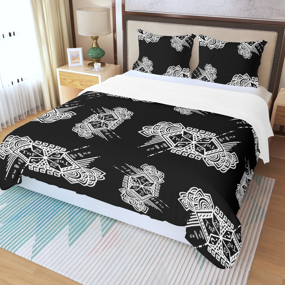 TnF 25 Three Piece Duvet Bedding Set