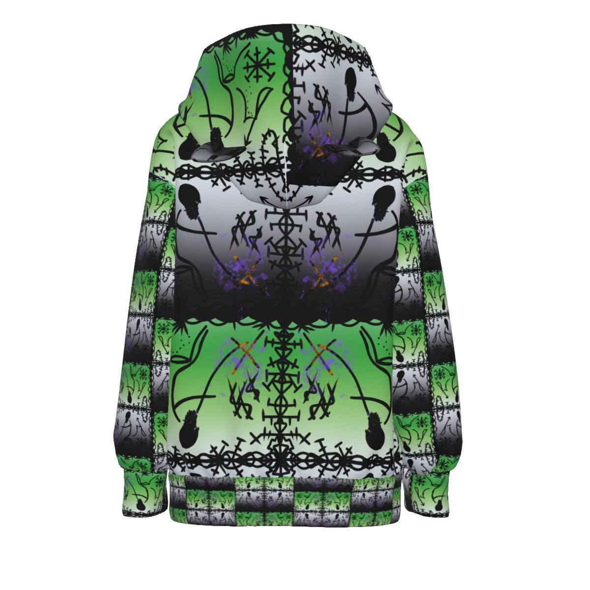 Wotan Aromantic Blur Custom Cat Ear Hoodie