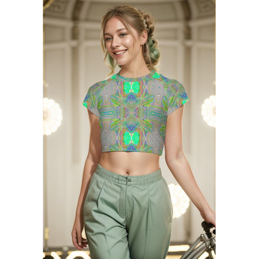 Butterfly Lucy.v1 Crop T-shirt