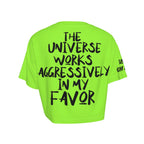 Green  Cropped T-Shirt