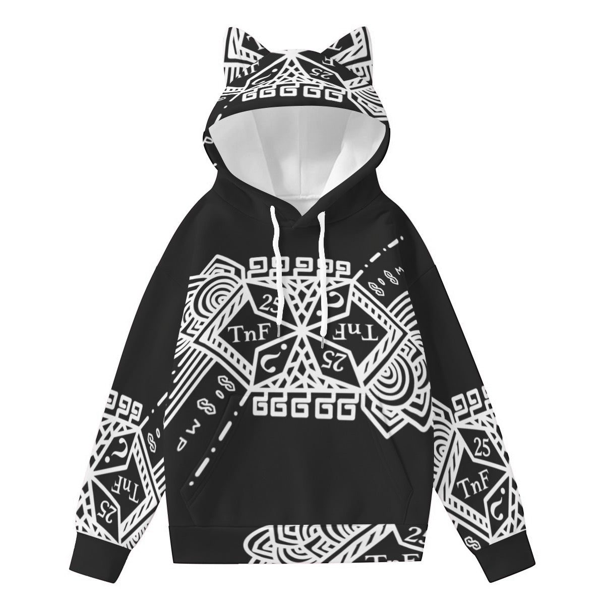 TnF 25 Hoodie With Decorative Ears