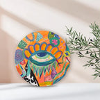 Round Aluminum Painting