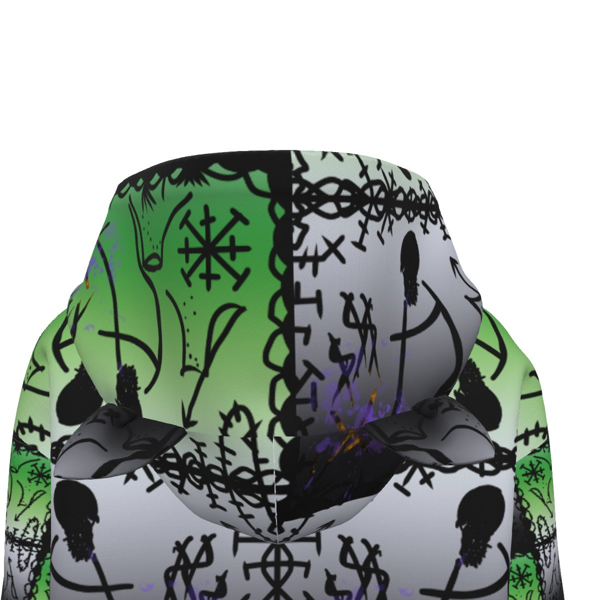 Wotan Aromantic Blur Custom Cat Ear Hoodie